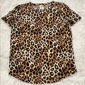 NWOT PINK Leopard Print Women's Top